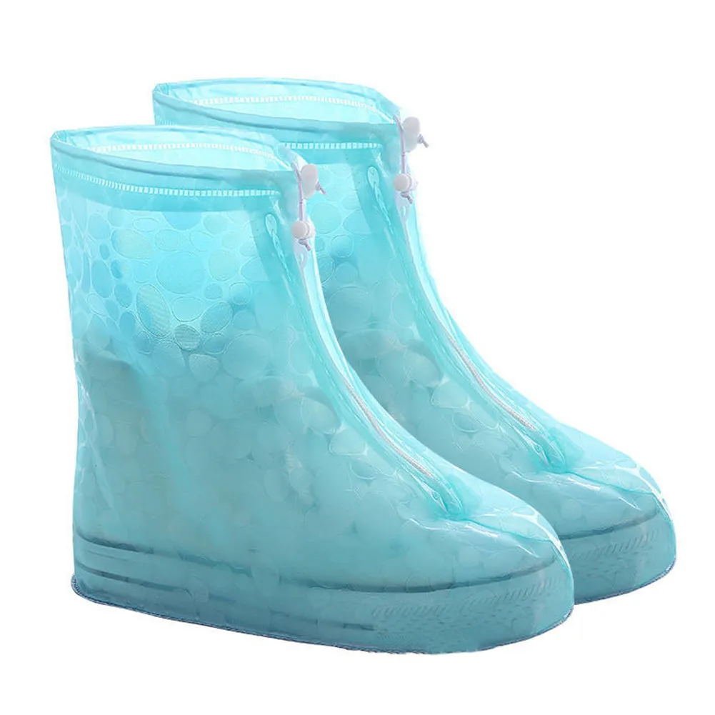 1pc Reusable Men And Women Rain Boots Cover Anti-Slip Wear-resistant Protective Cover Waterproof Layer