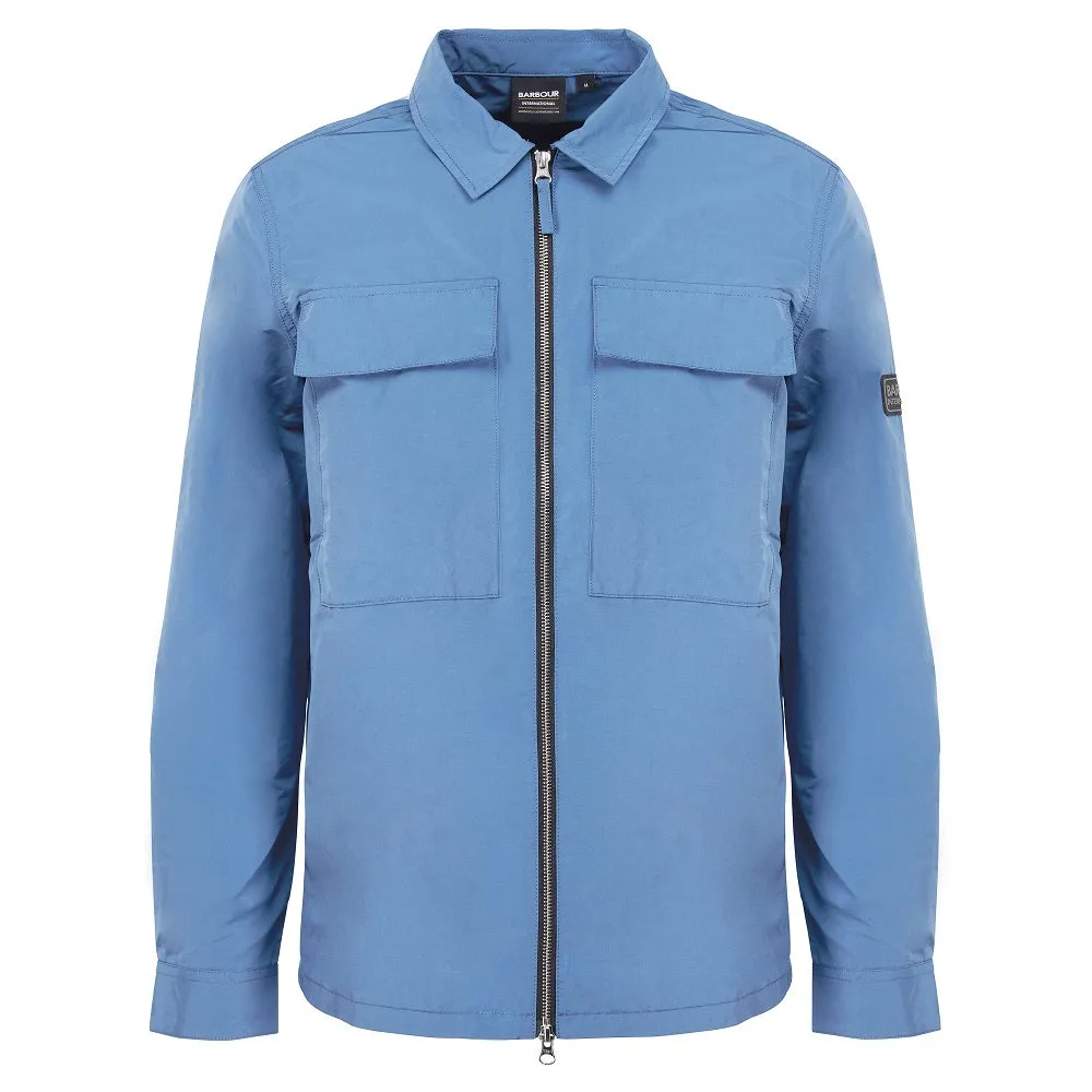 Barbour International Ray Overshirt Blue Horizon