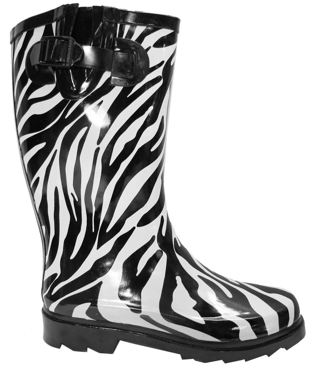 Cambridge Select Women's Waterproof Mid Welly Rain Boot