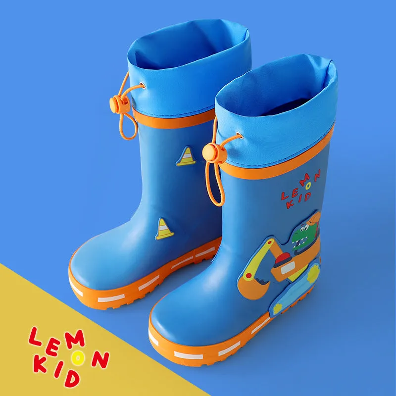 children's rain boots for boys and girls, baby water boots, non-slip rubber shoes, primary school students' rain boots, rubber rain boots