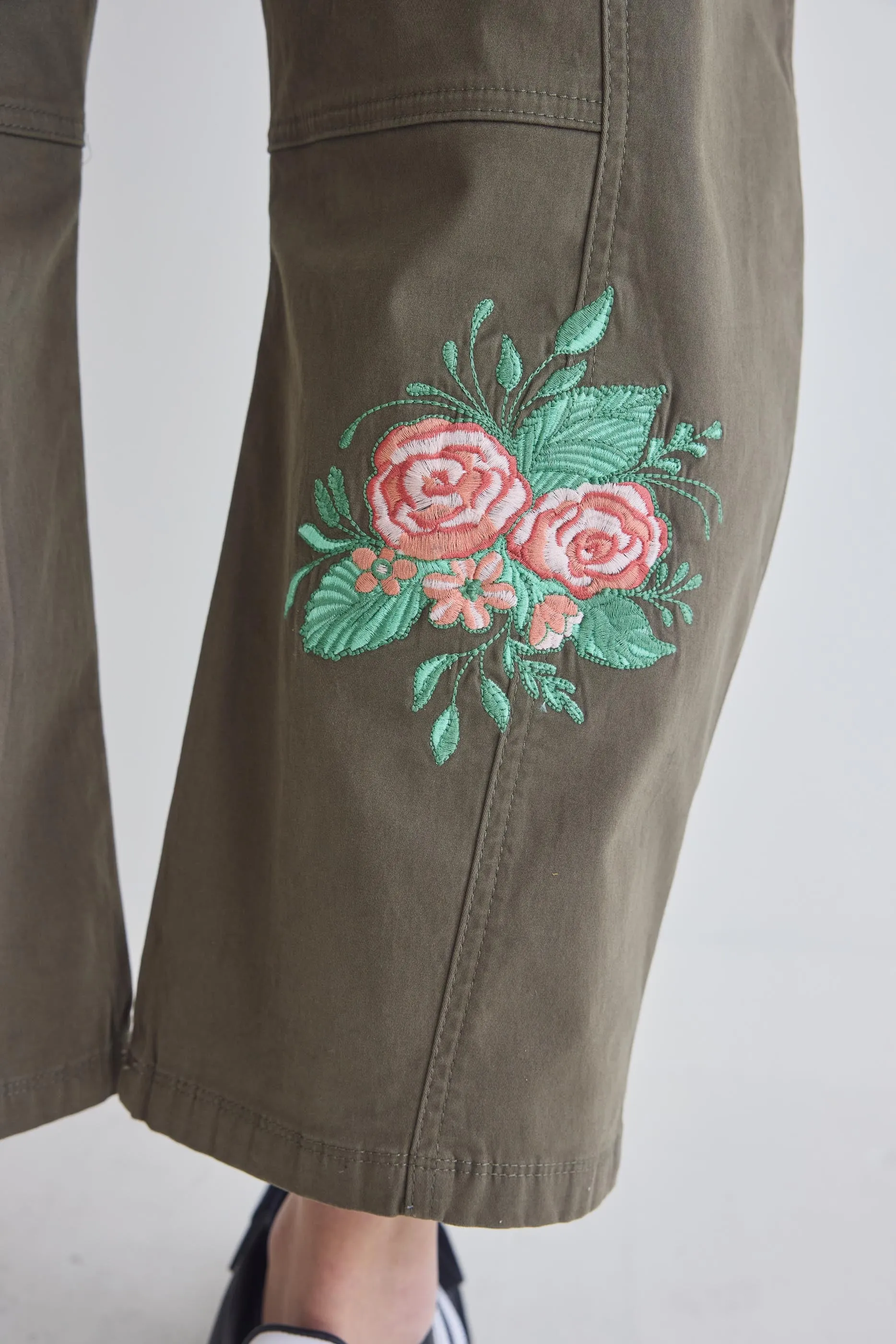 Coming Up Roses New Age Twill Utility Pants