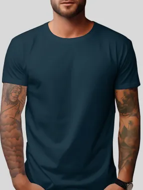 Deep Turquoise Crew Neck T-shirt