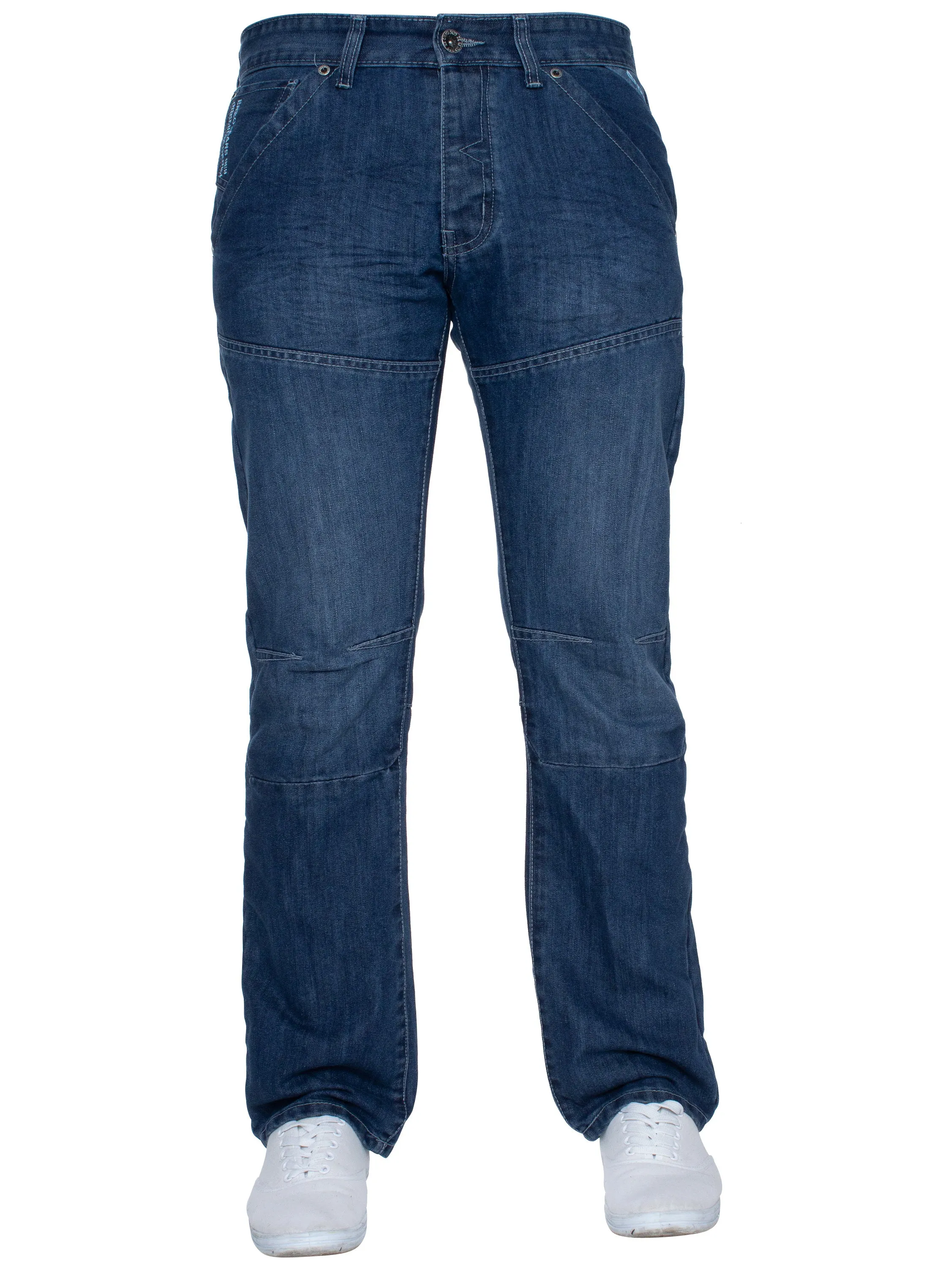 Enzo | Mens Miguel Straight Leg Denim Jeans