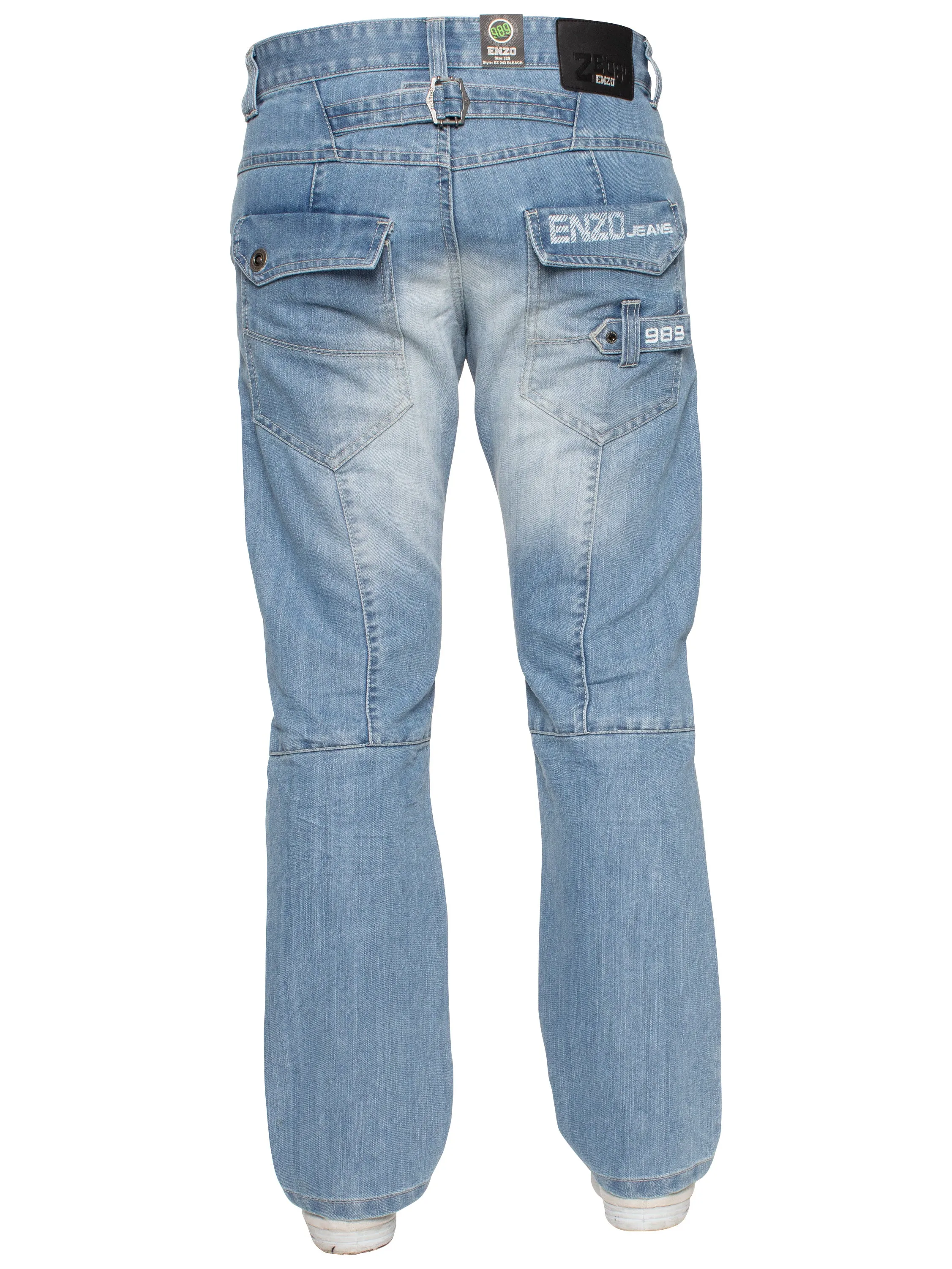 Enzo | Mens Miguel Straight Leg Denim Jeans