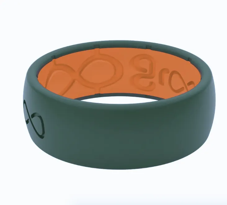 Groove Life Ring Moss Green & Orange