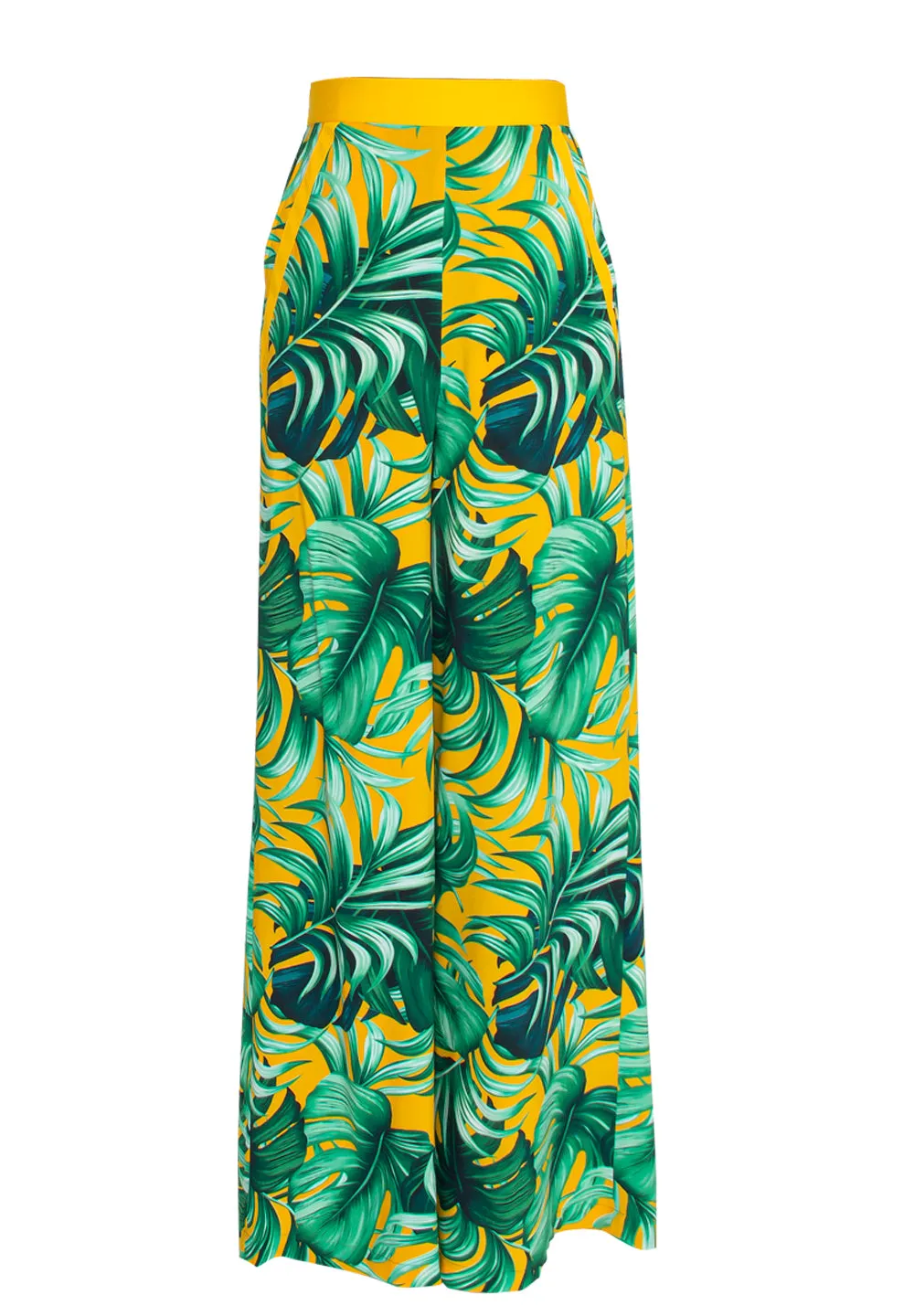 Jungle - Monstera Yellow Pants (Yellow)