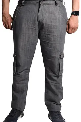 Mens Cargo Combat Denim Jeans - TF260