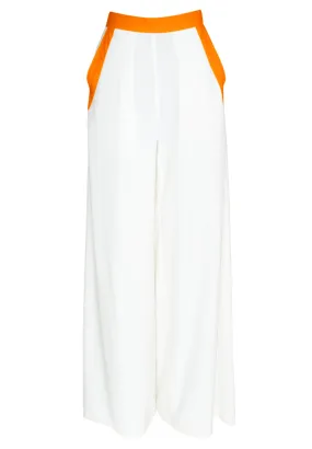 Monochrome - White Pants (Neon Orange)