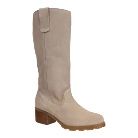 OTBT - TALLOW in BEIGE Heeled Mid Shaft Boots