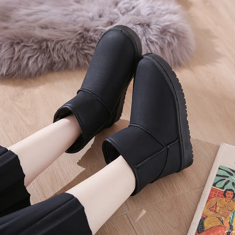 Owlkay Waterproof Warm Fashionable Comfortable Short Boots