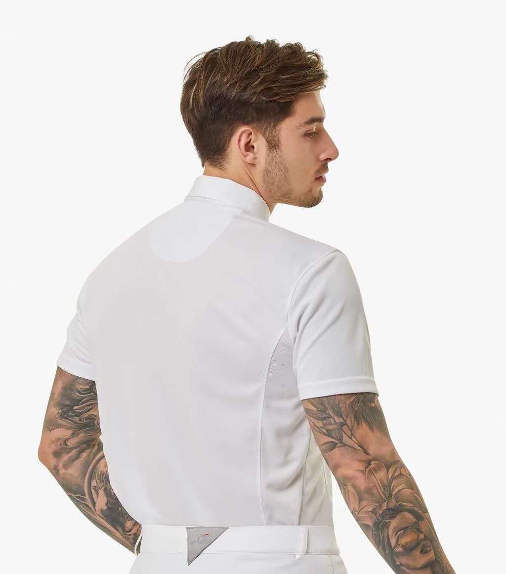 PEI Antonio Men's Short Sleeve Show Shirt - White