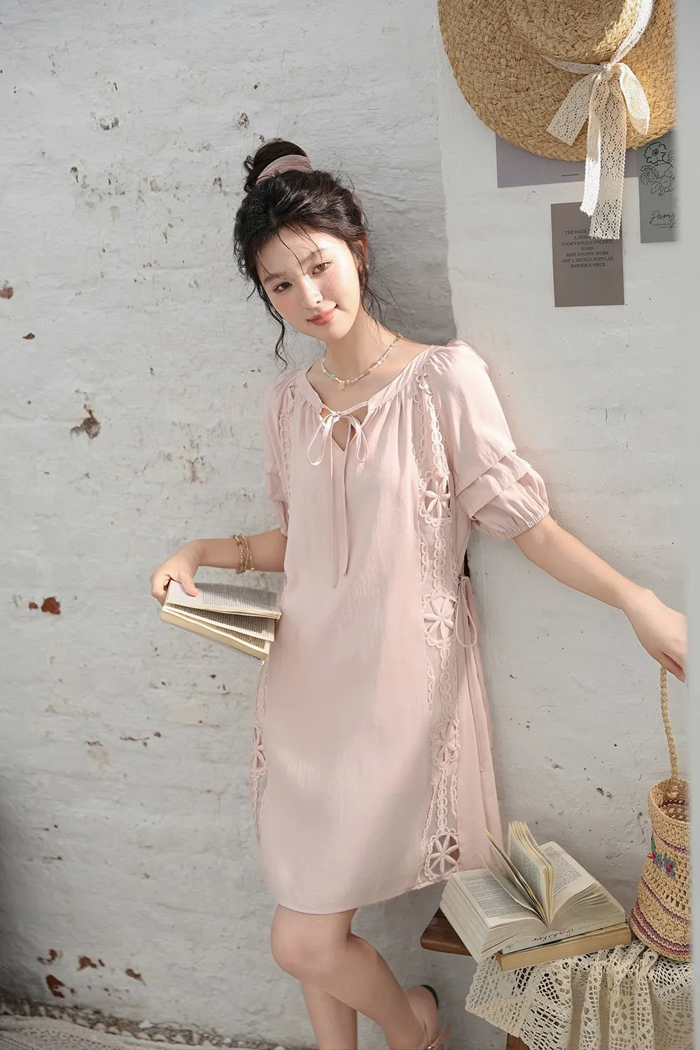 Pink Midi Dress for Women