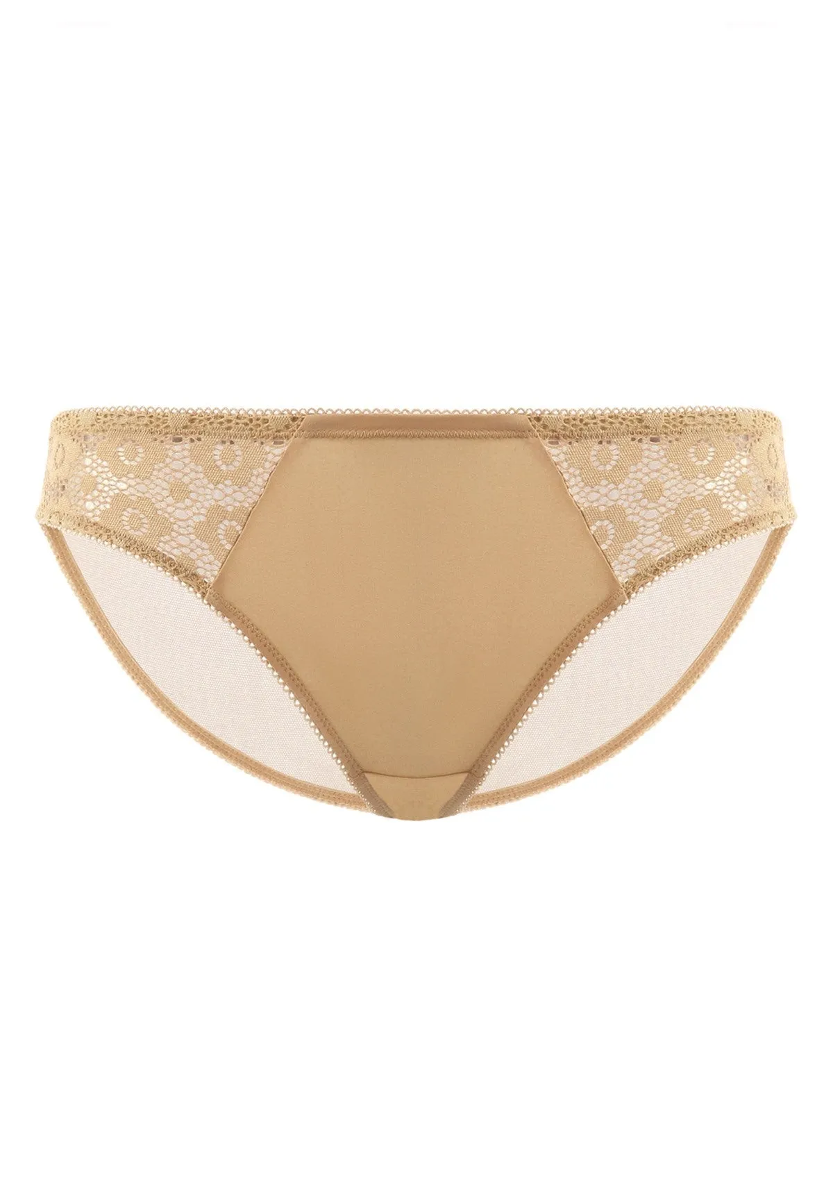 Serena Comfort Nude Lace Trim Bikini Underwear