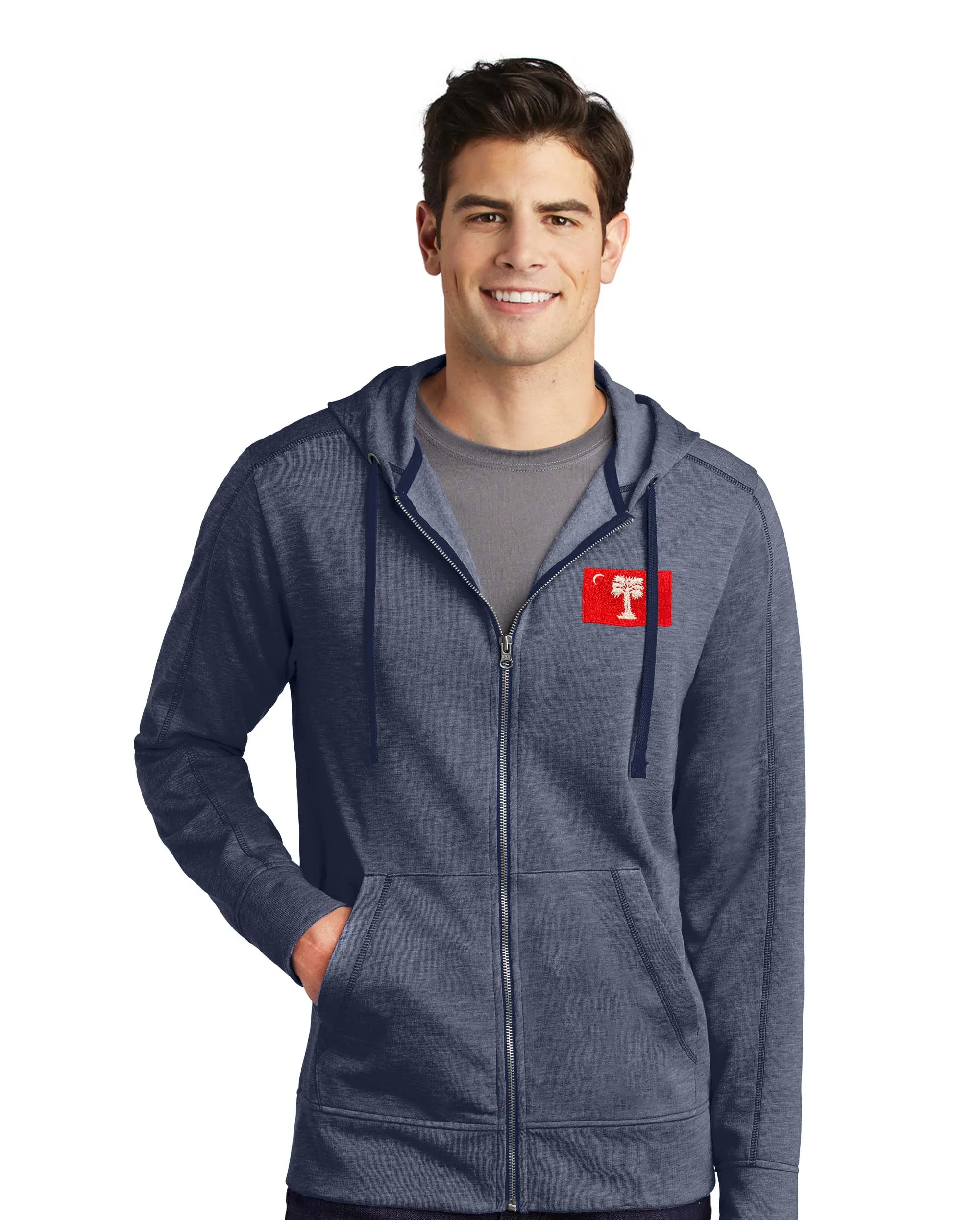 The Citadel, Big Red embroidered, Full-Zip Hooded Jacket