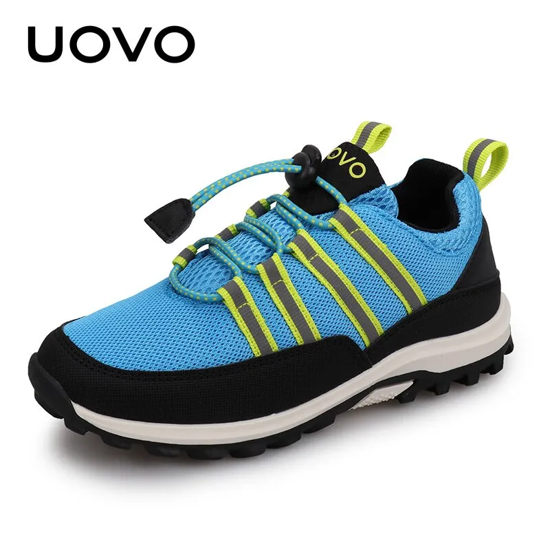 UOVO New Arrival Boys And Girls Sports Footwear Four Season Kids Shoes Brethable Children Sneakers Eur #32-38