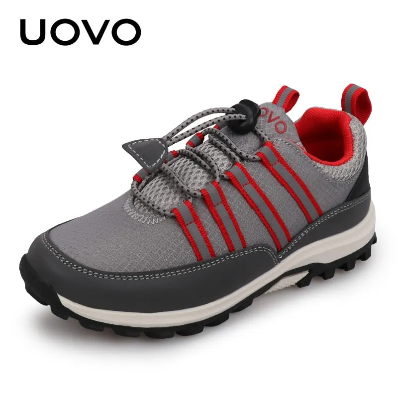 UOVO New Arrival Boys And Girls Sports Footwear Four Season Kids Shoes Brethable Children Sneakers Eur #32-38