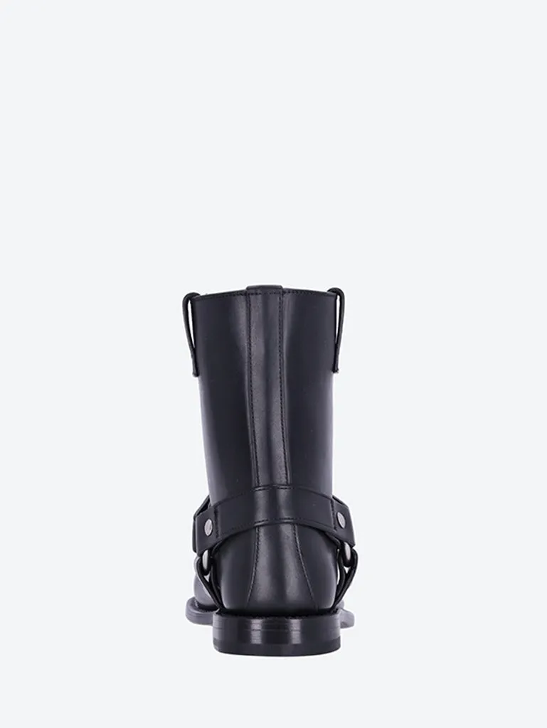 Vegetal calfskin campo biker boots