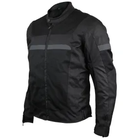 VL1624B Advanced 3-Season Mesh/Textile CE Armor Motorcycle Jacket