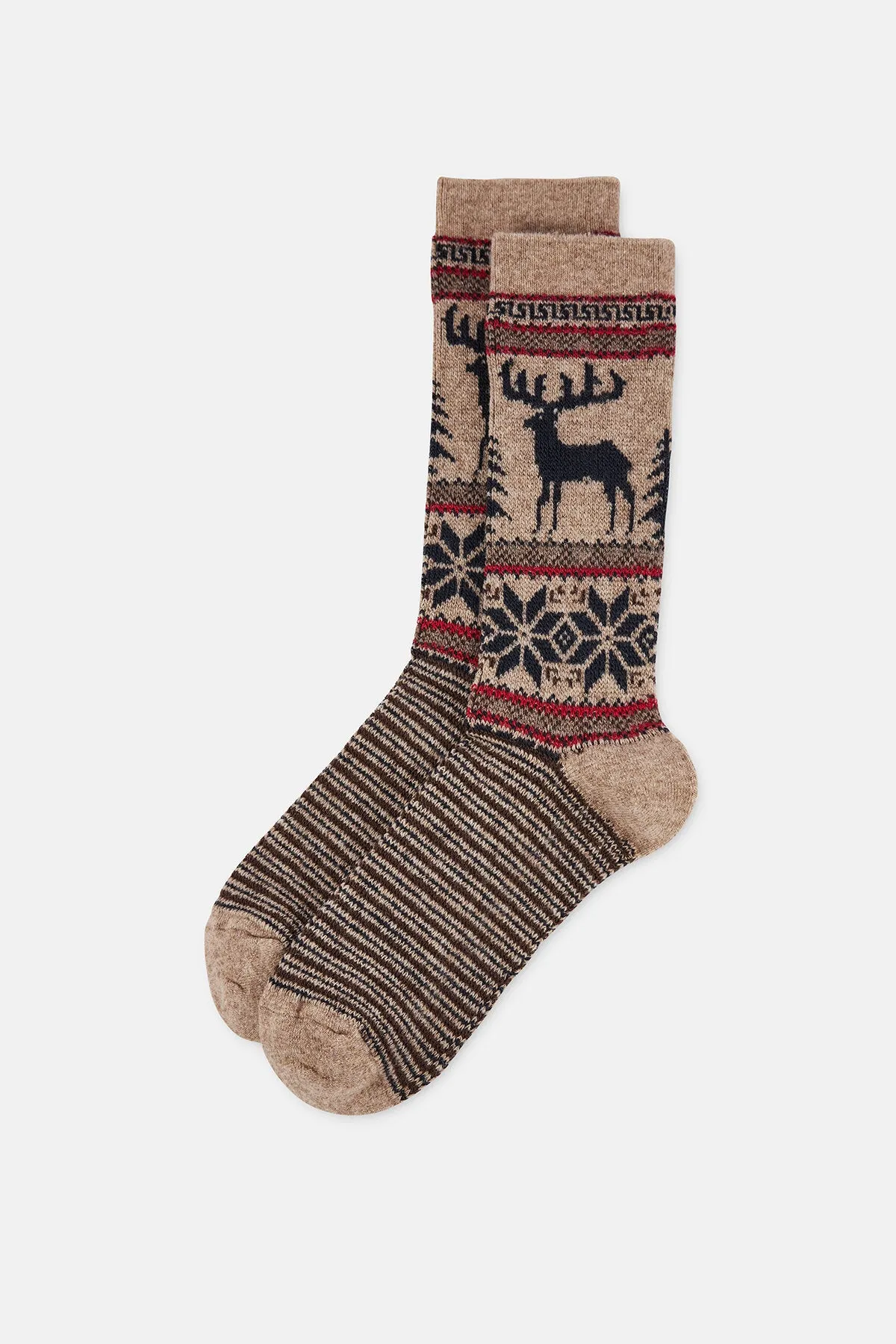 Wool Fair Isle Socks