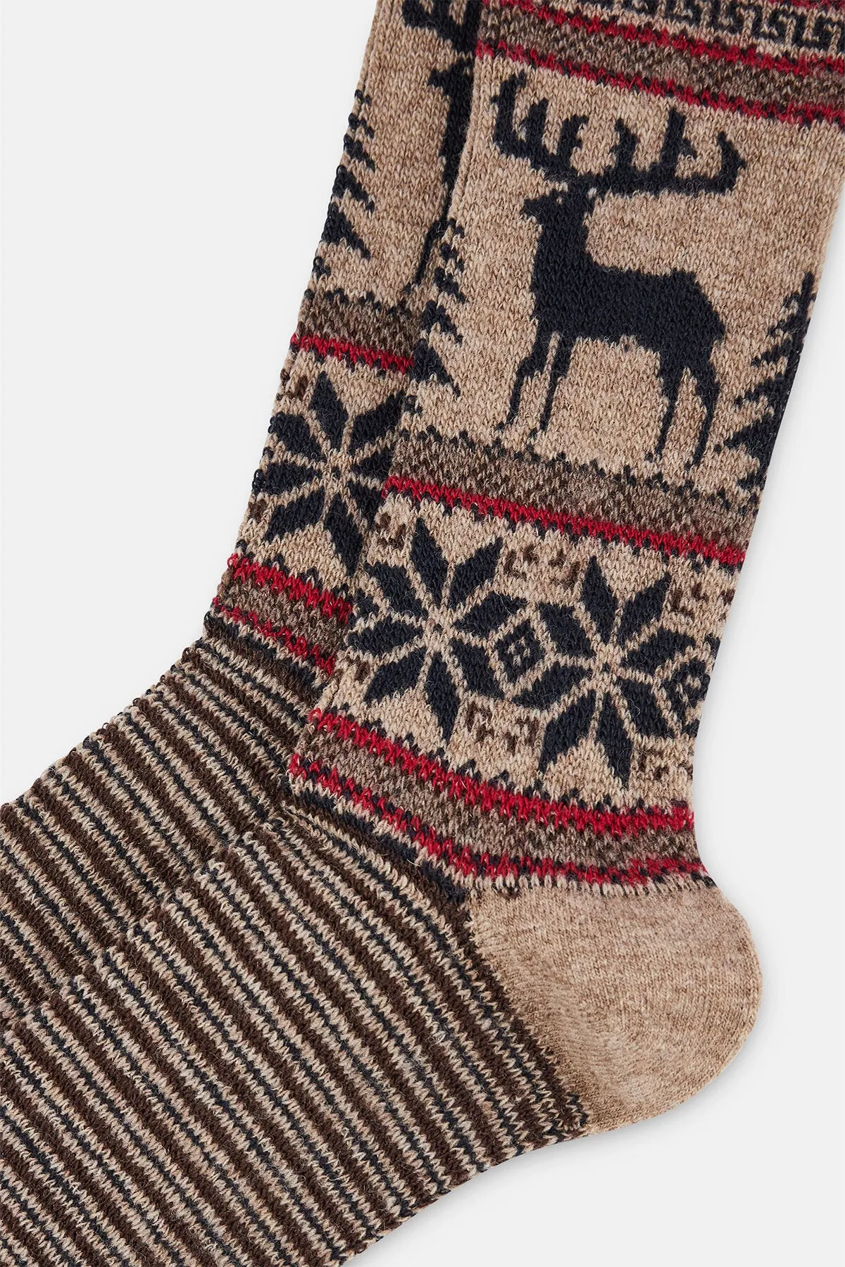 Wool Fair Isle Socks